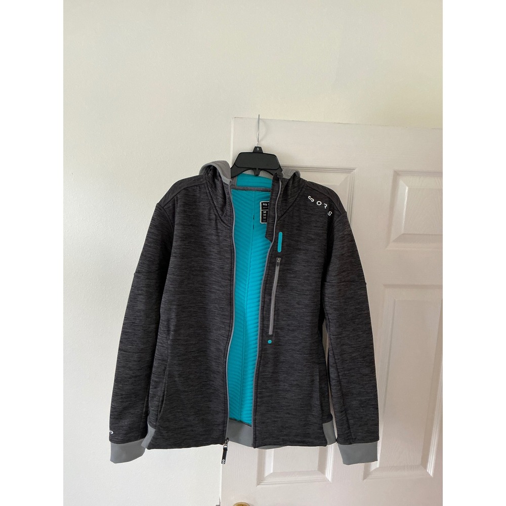 Oros Atmos Jacket Carbon Mens Medium Solarcore Insulated Full Zip Hooded Gray - Picture 15 of 15